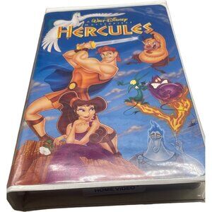 Walt Disney Hercules VHS tape cartoon English rated G vintage 93 minutes READ